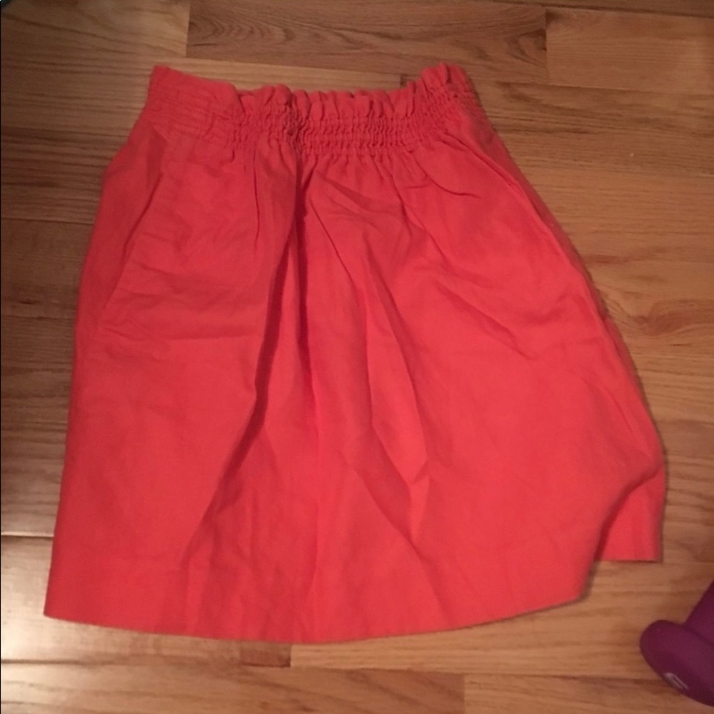 J. Crew city linen skirt sz4